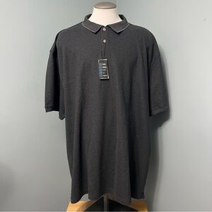 BRITCHES charcoal ultimate polo short sleeve shirt Mens size 5XT NWT
